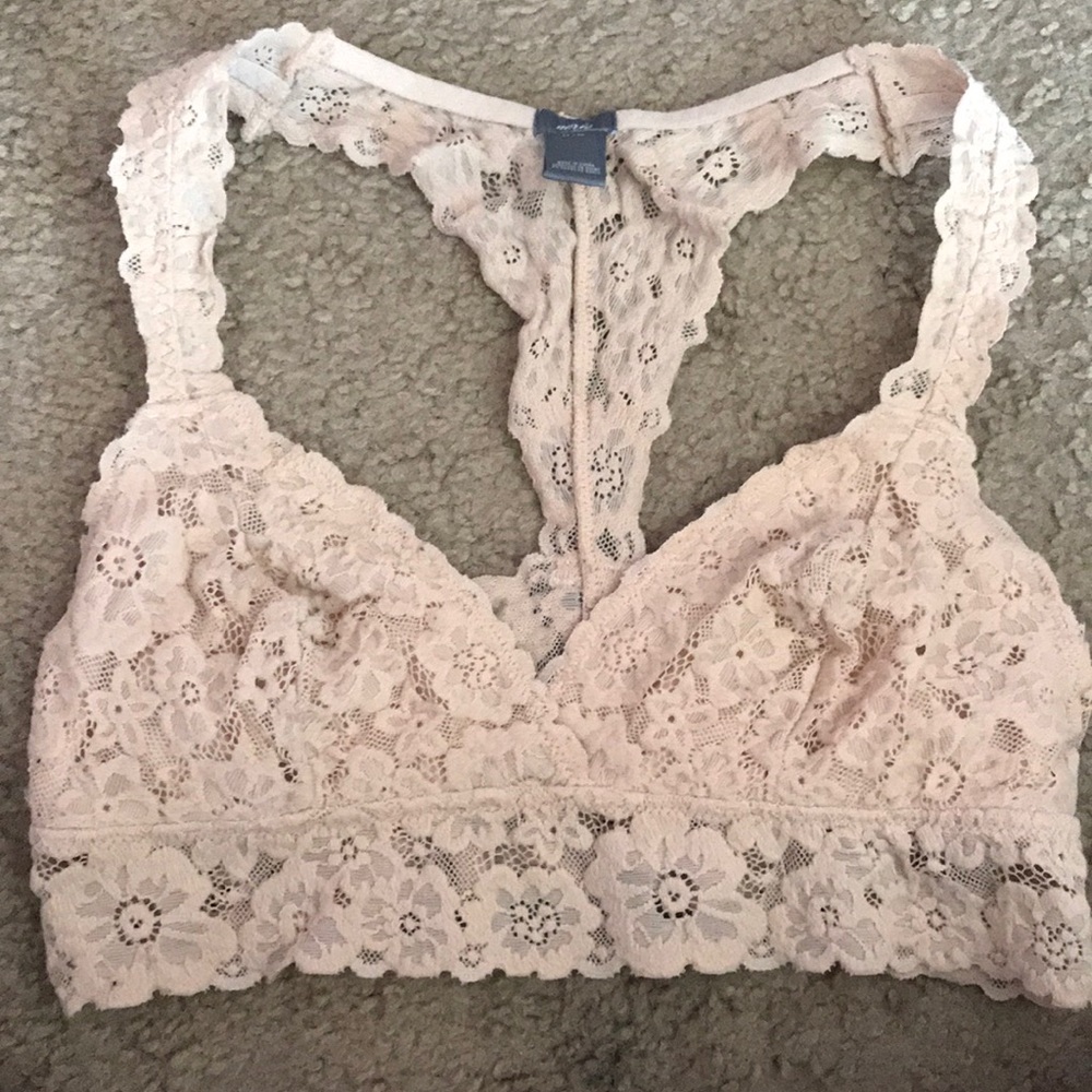 Cream lace aerie bralette